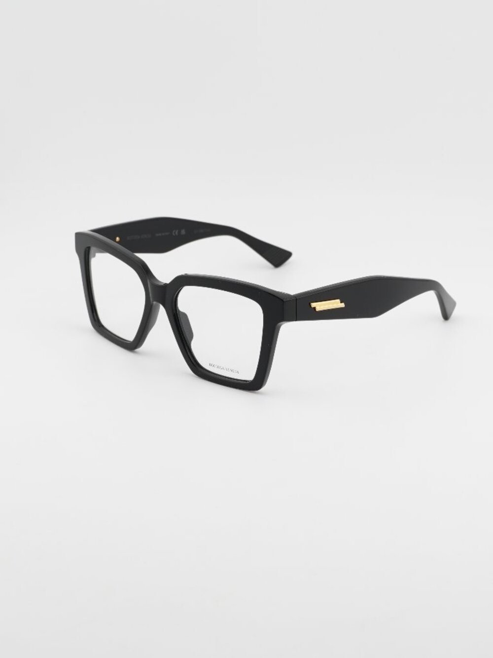 Bottega Veneta BV1458O 001 Eyeglasses Black 52mm Square Frame